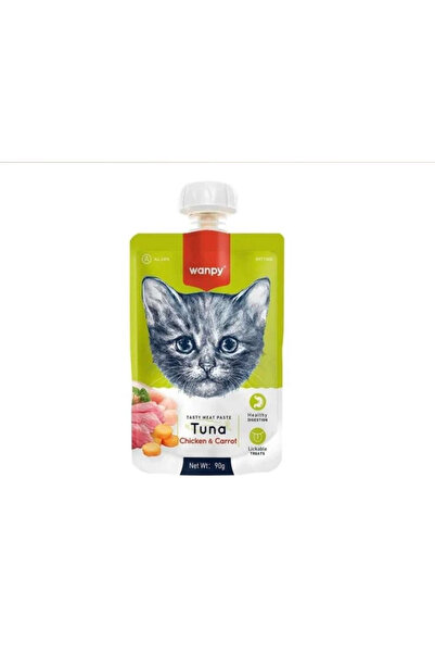 Schesir Wanby Delicious Meat Paste Tuna, Chicken & Carrot for Cats 90g