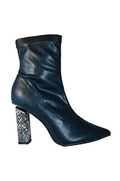 OEM Boots with Structural Heel Sock Type Z_Code_Z Black Eco-Leather Size 39 EU