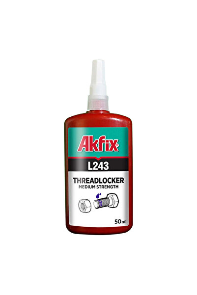 Akfix Threadlocker, Akfix, L243, 50Ml, Medium Strength (10/120)