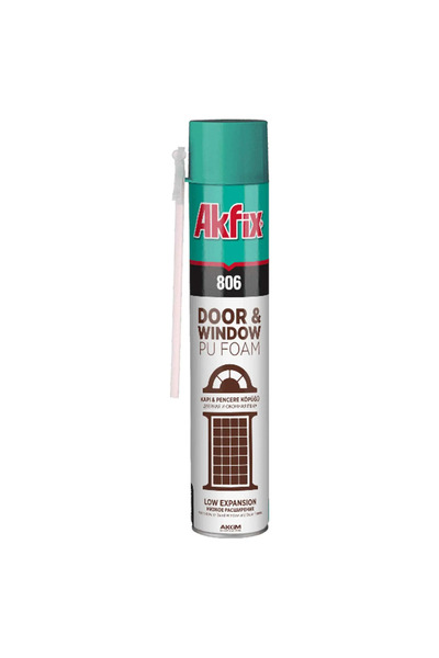 Akfix PU Foam With Low Expansion Coefficient, Akfix, 806, 750Ml, For Doors And Windows (Gw.850) (12)