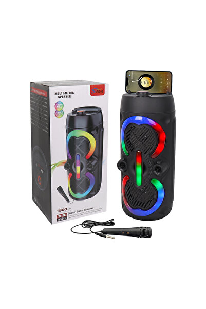 singe ZQS4292 Dual 4 inch Wireless BT 5.0 Outdoor Party Speaker Portable Music Player Rgb Color Lights