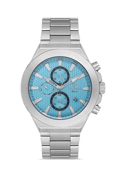 Platin Pierre Hds-Pl-1174Ga-A15 Steel Cord Functions Active Men's Wristwatch