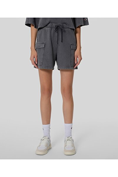 Champion Icons Plush Wash Cargo Short Kadın  Gri  Şort - 118024-VS517