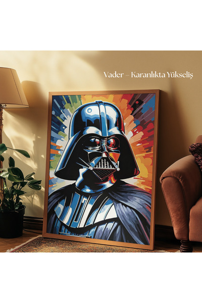 tuvart Sayılarla Boyama Seti Starwars 40x50cm, Darth Vader, Karanlıkta Yükseliş