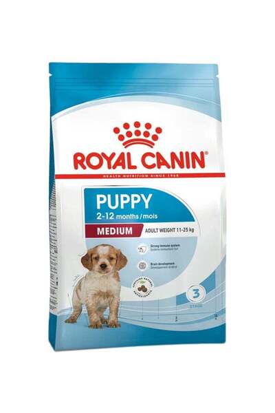 Royal Canin Health Nutrition Stage 3 For Medium Puppy 2-12 Months 4kg