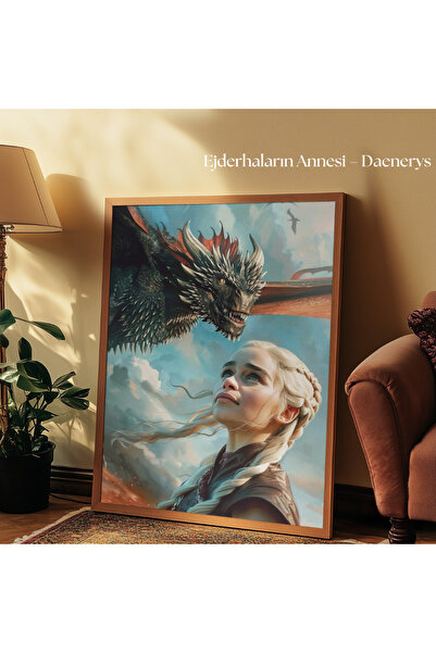 tuvart Sayılarla Boyama Seti Game Of Thrones 35x50cm, Daenerys Targaryen- Ejd...