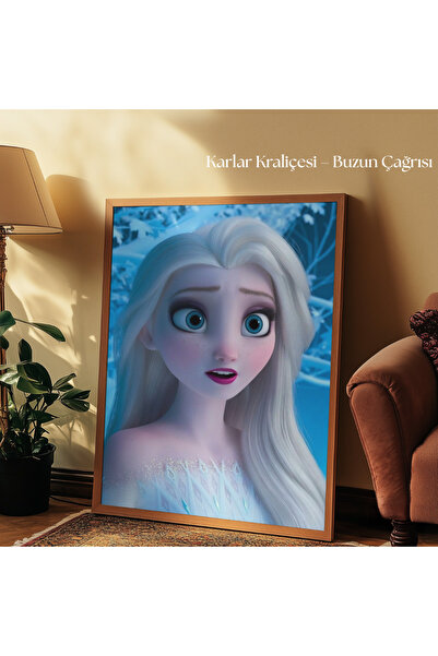 tuvart Sayılarla Boyama Seti Disney Prensesleri 35x50cm, Elsa – Karlar Kraliçesi