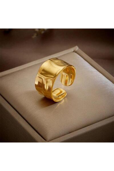 Pursehuit Ρυθμιζόμενο χρυσό δαχτυλίδι, κατασκευασμένο από ανοξείδωτο ατσάλι, ...