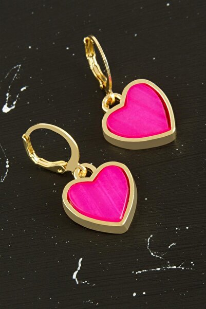 Marsilyan Heart Polyester Earrings
