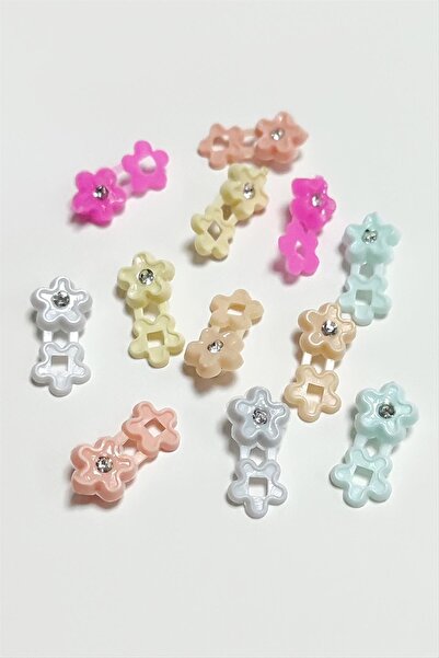 Yıldızınızzz accessory Accesoriu tricotat cu piatră de flori 12 bucăți