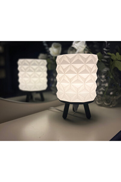 Sapphire 3D Dekoratif Gece Lambası Abajur Çocuk Oturma Yatak Odası Ve Ofisler...