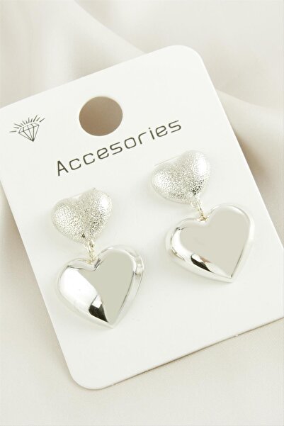 Marsilyan حلق معدني على شكل قلب