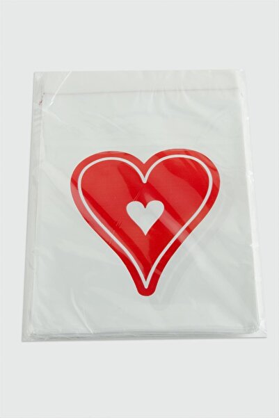 makay 11*17 Чанта с форма на сърце, 100 броя
