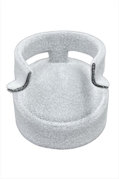 FREEDOM STOREE Suport pentru brățări cu clemă, acoperit cu material textil An...