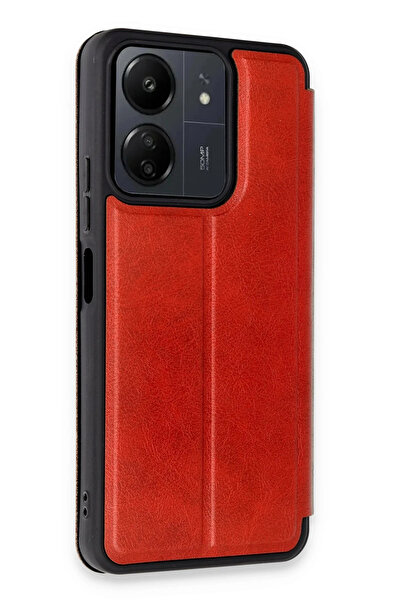 NewFace Sptrns Xiaomi Redmi 13C Case Flip Cover (101428) - Red