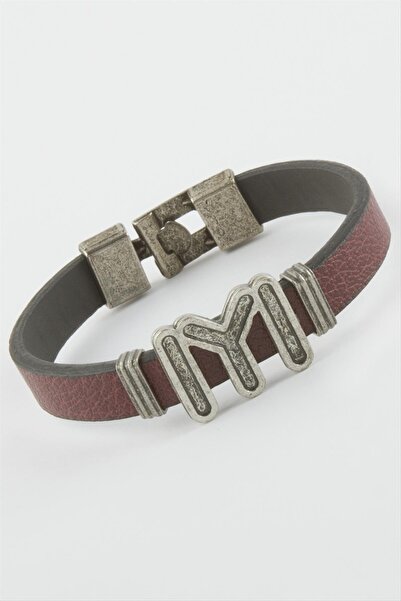 ZERO LAND سوار من الجلد الصناعي (121554) من SPTRNS - لون بورجوندي