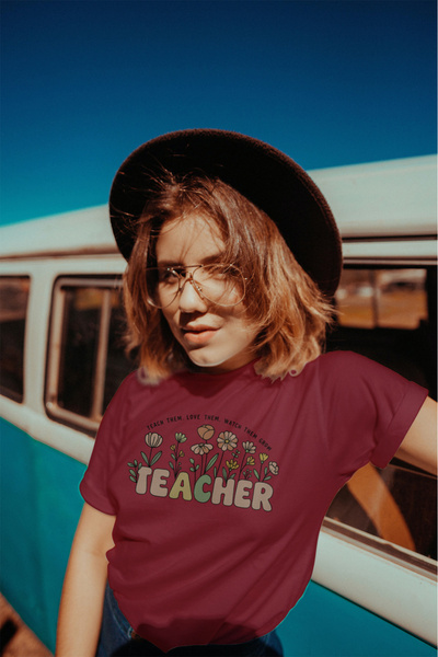 MVRDAR Tricouri unisex 100% bumbac Back to School pentru profesori, educatori...