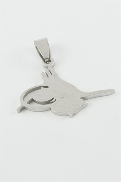 ZERO LAND Tuğra Steel Pendant 2.8 cm