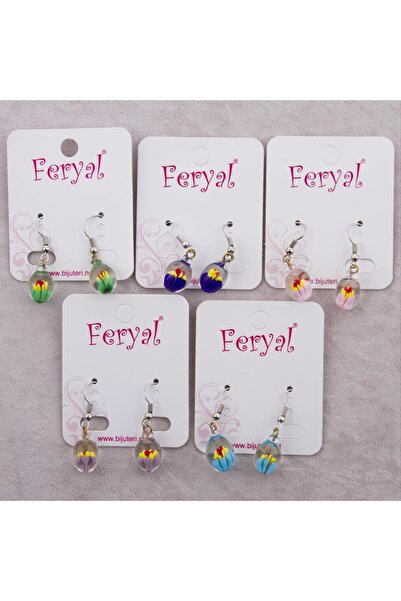 TakÇalıştır Glass Earrings