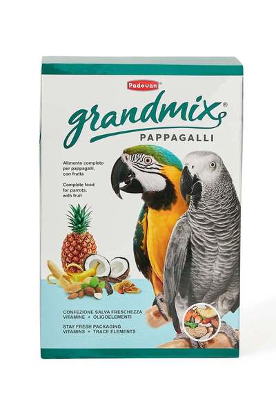 Padovan Grand Mix Pappagalli Complete Food For Parrots And Birds 600grams