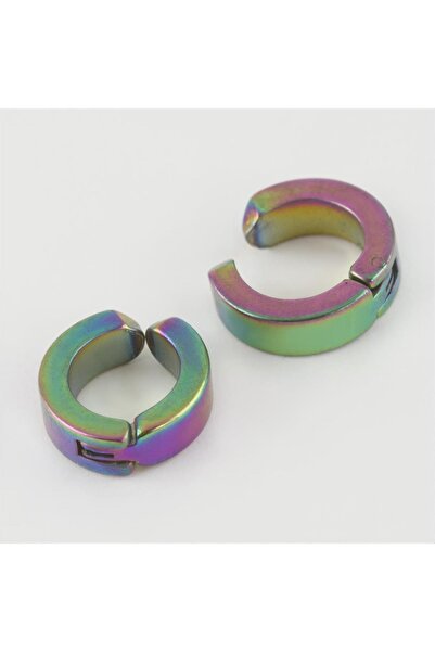 Genel Markalar Mıknatıslı Çelik Erkek Küpe (Kıstırmalı) 2 Adet