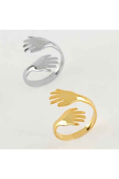 noip Luxury Joint Ring with Hand Figure