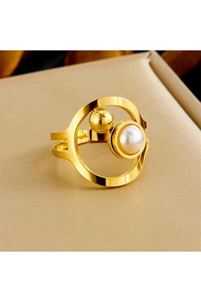 Pursehuit Ρυθμιζόμενο δαχτυλίδι σε χρυσό χρώμα, κατασκευασμένο από ανοξείδωτο...