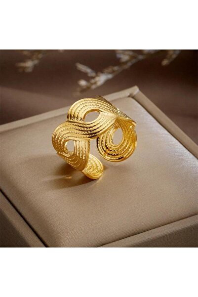 Pursehuit Ρυθμιζόμενο δαχτυλίδι σε χρυσό χρώμα, κατασκευασμένο από ανοξείδωτο...