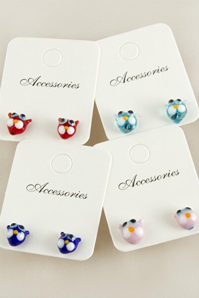 TakÇalıştır Cat Glass Earrings