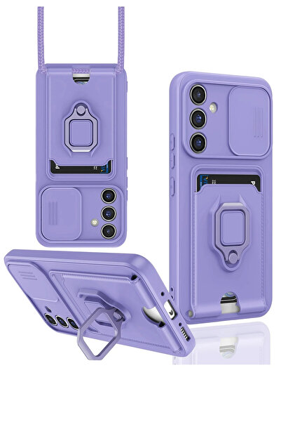 NewFace حافظة سامسونج جالاكسي A05S من سبترنس مع حامل بطاقات وحلقة سيليكون (15...