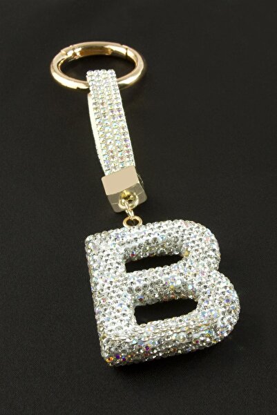 CT STONES Letter Savaroski Stone Keychain