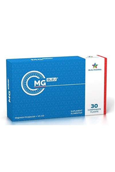 Other Magneziu incapsulat + Vitamina D 3 Mg Bleu, 30 comprimate, Bleu Pharma