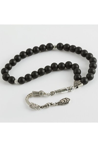 Ayena Moda Mărgele de rugăciune din piatră naturală Onix mat 8 mm