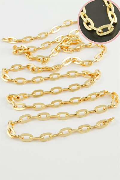 Bijuteri Net 6 mm Oval Zincir 1 metre