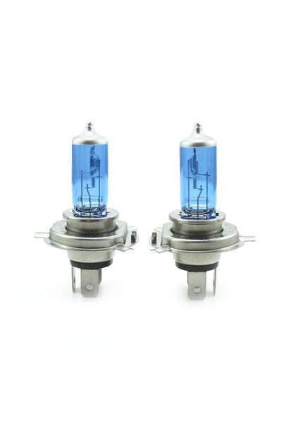 MTR Bec H4 12V 60/55W + 50% intensitate Alb Xenon Set 2 buc