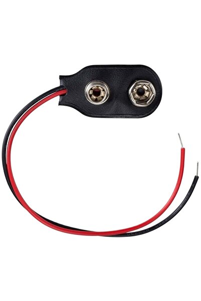 Generic 9V Clip On Battery Type Snap Connector With Wire