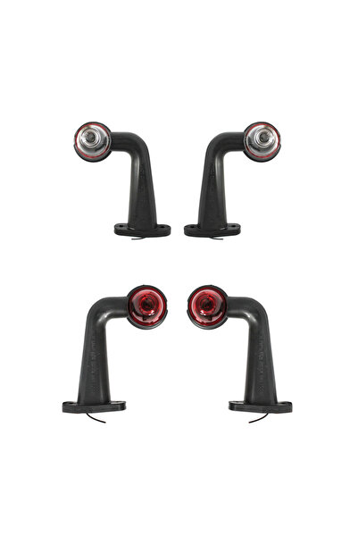 MTR Lampi laterale LED 12-24V, rosu-alb, gabarit, PVC dur /set