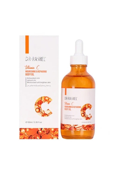 DR.RASHEL دكتور راشيل زيت للجسم 100 جرام فيتامين سي تغذيه واصلاح