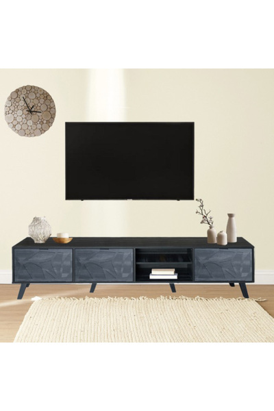 DEC22 Very distinctive TV table, 200 cm in size