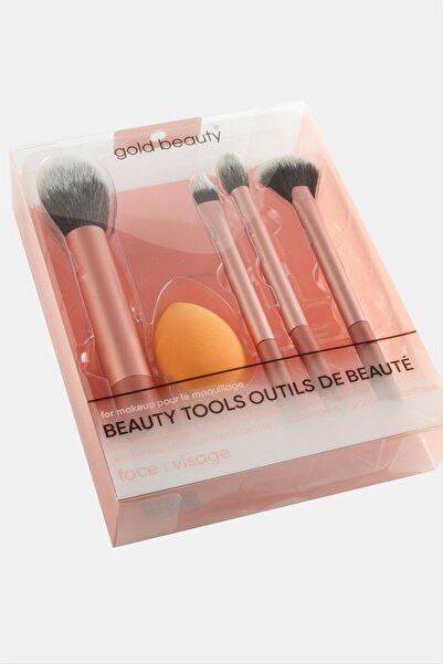 TakÇalıştır Tkçbj 5 Piece Makeup Brush and Sponge Set Tkçbj