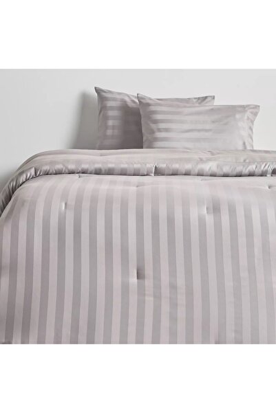 Generic Satin Stripe Pima Cotton Sateen 525 Thread Count 3-Piece Queen Comforter Set - 200x240 cm