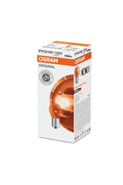 Osram Bec pentru auto semnalizator 12 V, PY21W, BAU15s, original, 7507