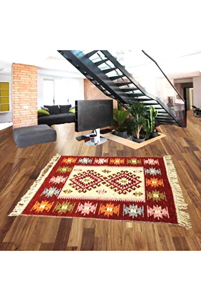 OEM Traditional Rug, Reversible, Dimensions 160x250 cm, Red and Cream, ROMB M...
