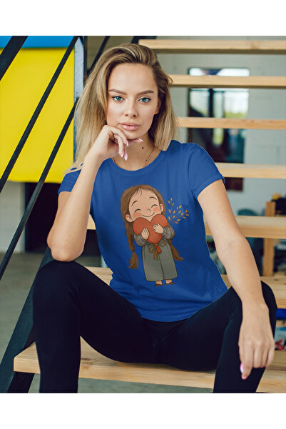 MVRDAR Tricou unisex 100% bumbac Flower Power pentru femei si fete