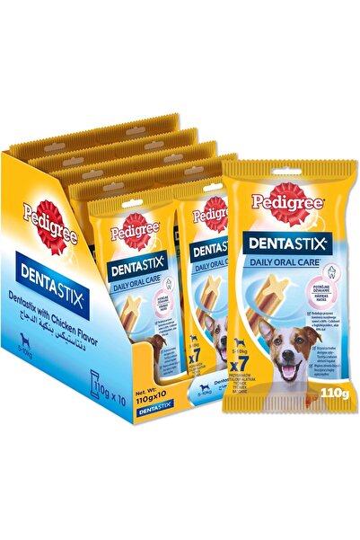Pedigree Dog Treats, Denta Stix Dog Treat, Chicken Flavor, Pack of 10x110g