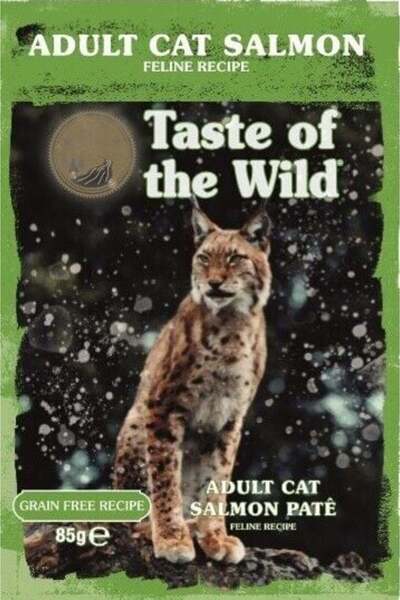 Taste of the Wild Adult Cat Salmon Pouch Somonlu Yaş Mama Pate 85 Gr