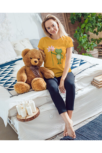 MVRDAR Tricou unisex 100% bumbac Flower Power pentru femei si fete