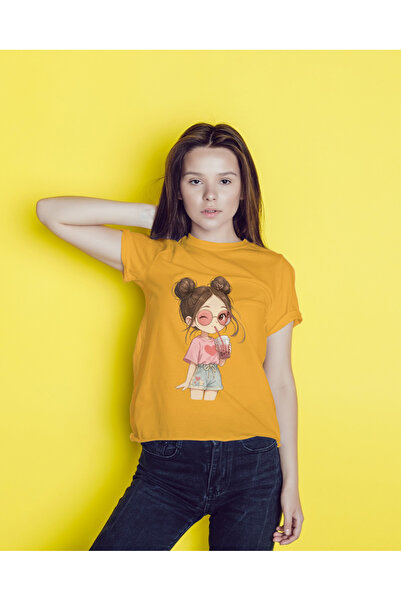MVRDAR Tricou unisex 100% bumbac Flower Power pentru femei si fete