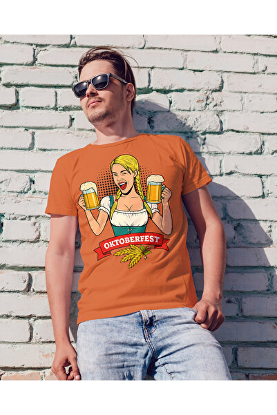MVRDAR Tricouri unisex 100% bumbac cu motive Oktoberfest, bere, festivaluri, ...