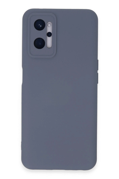 NewFace حافظة MSA-SHOP لهاتف Realme 9i 4G من السيليكون المخملي الداخلي - رمادي